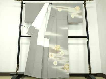 平和屋着物●創業460年・千總 訪問着 駒刺繍 正倉院花文 暈し染め 金彩 高島屋扱い 正絹 逸品 DAAX4304ps