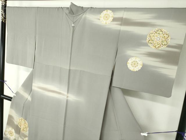 平和屋着物●創業460年・千總 訪問着 駒刺繍 正倉院花文 暈し染め 金彩 高島屋扱い 正絹 逸品 DAAX4304ps
