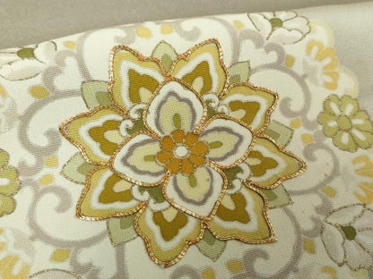 平和屋着物●創業460年・千總 訪問着 駒刺繍 正倉院花文 暈し染め 金彩 高島屋扱い 正絹 逸品 DAAX4304ps