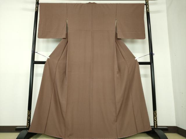 平和屋着物●上質な小紋　縞　正絹　逸品　未使用　DAAX4323ps