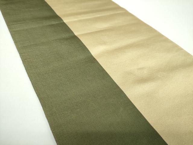 平和屋着物●両面 全通柄袋帯 流水花唐草間道 金糸 正絹 逸品 DAAX4362ps