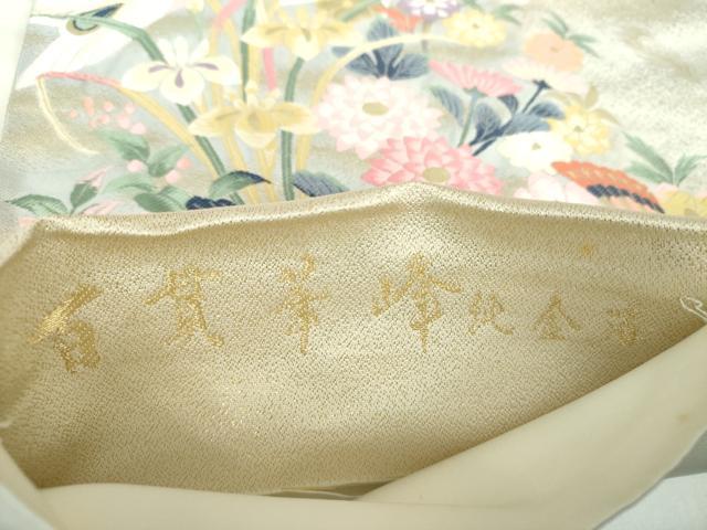 平和屋着物●本加賀友禅作家 百貫華峰 「美しいキモノ」お馴染みのメーカー となみ織物 六通柄袋帯 純金箔 正絹 逸品 未使用 DAAX4363ps