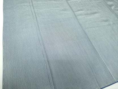平和屋着物●小紋師 遠藤武次 江戸小紋 万筋 青色×白色 正絹 逸品 DAAX4401ps