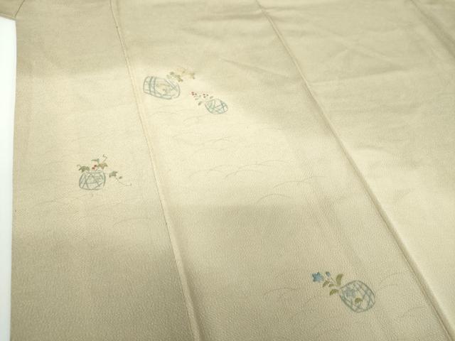 平和屋着物●訪問着 刺繍 花籠文 暈し染め 高島屋扱い 正絹 逸品 DAAX4404ps