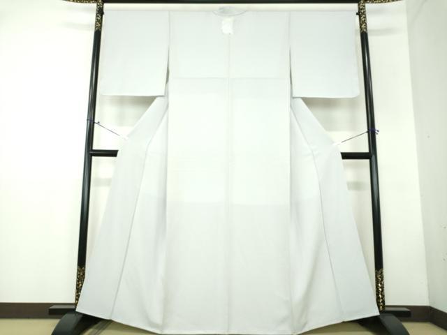 平和屋着物●上質な色無地　藍白色　正絹　逸品　未使用　DAAX4405ps