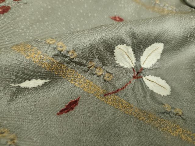 平和屋着物●訪問着　絞り　舞花文　暈し染め　金彩　正絹　逸品　DAAX4418ps