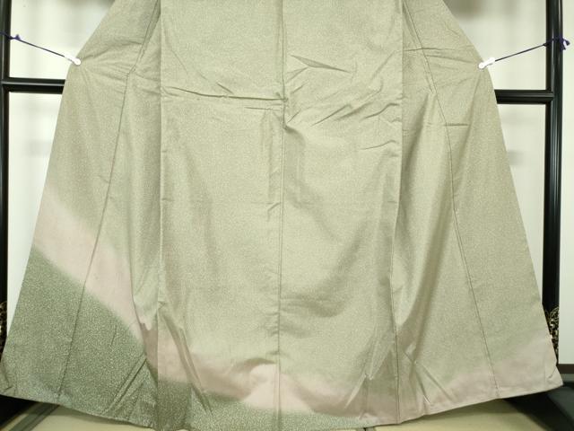 平和屋着物●本場染大島紬　色留訪問着　霞文　たたき染め　正絹　逸品　DAAX4514ps