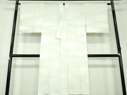 平和屋着物●上質な長襦袢　無双仕立て　作家物　虹の彩り　暈し染め　正絹　逸品　DAAX4526ps