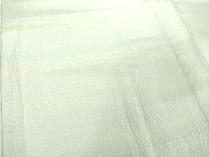 平和屋着物●上質な長襦袢　無双仕立て　作家物　虹の彩り　暈し染め　正絹　逸品　DAAX4526ps