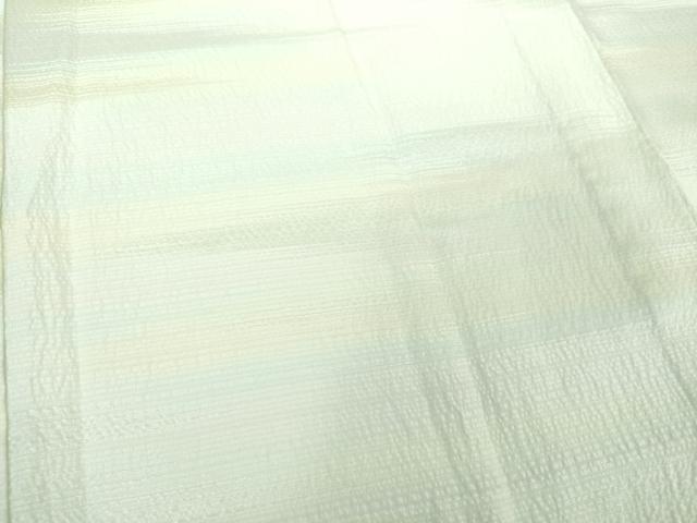 平和屋着物●上質な長襦袢　無双仕立て　作家物　虹の彩り　暈し染め　正絹　逸品　DAAX4526ps