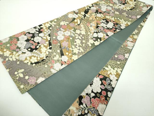 平和屋着物●全通柄京袋帯 辻が花 正絹 逸品 DAAX4586ps