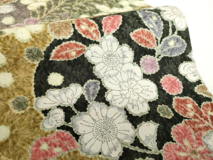 平和屋着物●全通柄京袋帯 辻が花 正絹 逸品 DAAX4586ps