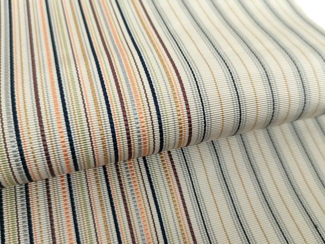 平和屋着物●本場筑前博多織 八寸名古屋帯 変わり間道 正絹 逸品 DAAX4612ps