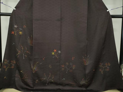 平和屋着物●訪問着　花鳥文　正絹　逸品　DAAX4655ps