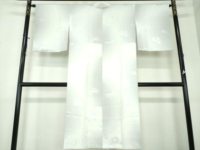 平和屋着物●上質な長襦袢 無双仕立て 草花地紋 暈し染め 正絹 逸品 未使用 DAAX4662ps