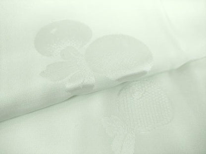 平和屋着物●上質な長襦袢 無双仕立て 草花地紋 暈し染め 正絹 逸品 未使用 DAAX4662ps