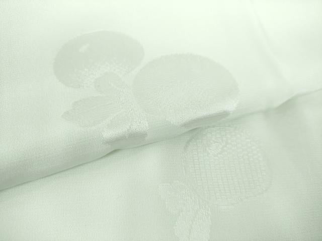 平和屋着物●上質な長襦袢 無双仕立て 草花地紋 暈し染め 正絹 逸品 未使用 DAAX4662ps