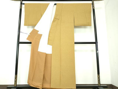平和屋着物●江戸小紋　小花文　正絹　逸品　DAAX4709ps