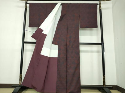 平和屋着物●本場大島紬 7マルキ 古代染色純泥染 鱗文 田中絹織物謹製 加納別誂 証明書・証紙付き 正絹 逸品 DAAX4719ps