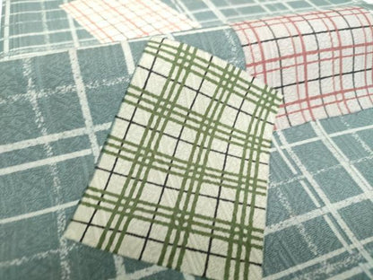 平和屋着物●太鼓柄袋帯　法世　変わり格子　正絹　逸品　DAAX4863ps