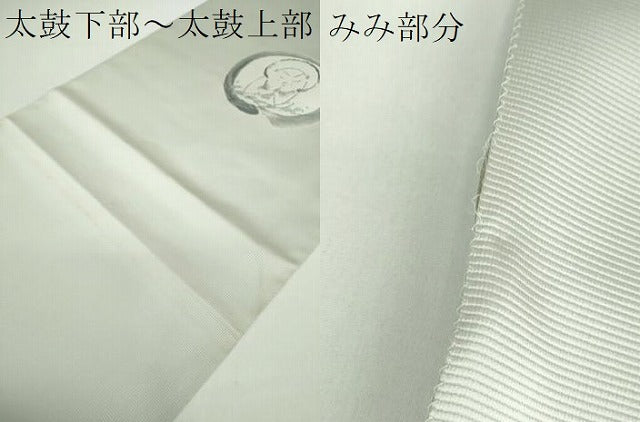 平和屋着物●小森文雄の世界　太鼓柄袋帯　心　正絹　逸品　DAAX4880ps