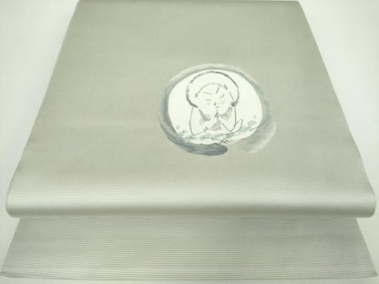 平和屋着物●小森文雄の世界　太鼓柄袋帯　心　正絹　逸品　DAAX4880ps