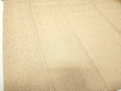 平和屋着物●上質なお召　唐草文　正絹　逸品　DAAX4958ps