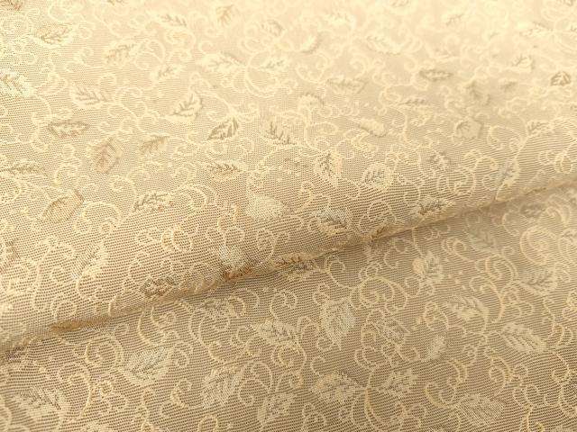 平和屋着物●上質なお召　唐草文　正絹　逸品　DAAX4958ps