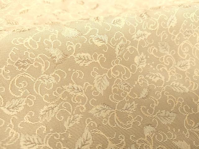 平和屋着物●上質なお召　唐草文　正絹　逸品　DAAX4958ps