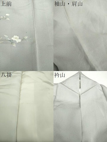 平和屋着物●訪問着　友禅　花鳥文　暈し染め　正絹　逸品　DAAX4961ps