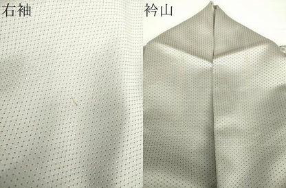 平和屋着物●訪問着　お召地　刺繍　櫛　簪　暈し染め　金糸　正絹　逸品　DAAX4971ps