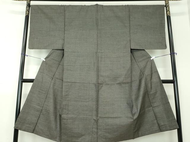 平和屋着物●男性　本場大島紬　100亀甲　総詰め　反端付き　正絹　逸品　DAAX4983ps