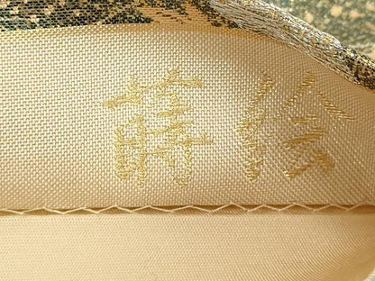 平和屋着物◎九百佐賀錦　六通柄袋帯　蒔絵　金銀糸　正絹　逸品　DAAX5202cd
