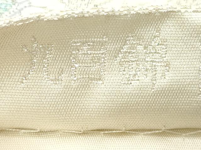 平和屋着物◎六通柄袋帯 九百錦 献花鳳扇文 正絹 逸品 DAAX5292cd