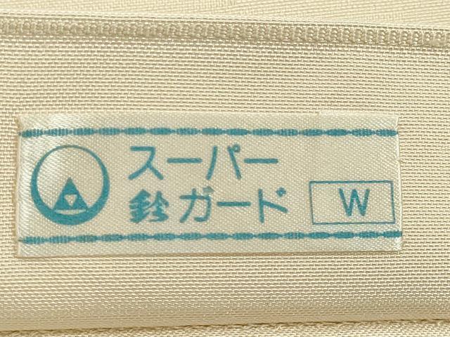 平和屋着物◎太鼓柄袋帯　草花文　鈴乃屋扱い　正絹　逸品　DAAX5457cd