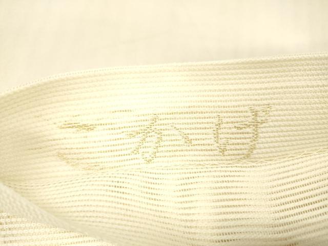平和屋着物＊夏物 六通柄袋帯 こかげ 金銀糸 正絹 逸品 DAAX5522cm