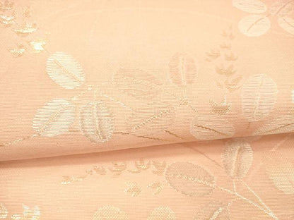平和屋着物＊夏物 六通柄袋帯 草葉文 金銀糸 正絹 逸品 DAAX5537cm