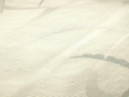 平和屋着物＊夏物　六通柄袋帯　流水草葉文　銀糸　DAAX5539cm