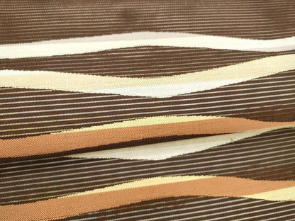 平和屋着物＊夏物 絽綴れ 九寸名古屋帯 抽象文様 正絹 逸品 DAAX5548cm