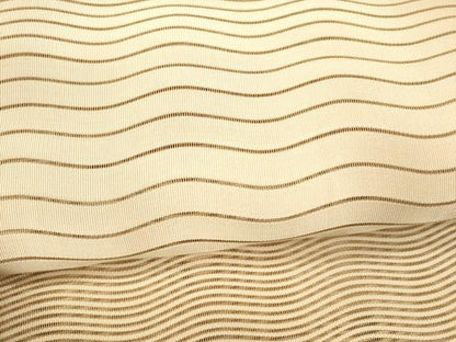 平和屋着物＊夏物 絽綴れ 八寸名古屋帯 よろけ縞 淡香色 正絹 逸品 DAAX5550cm