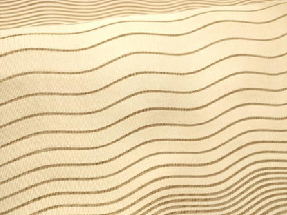 平和屋着物＊夏物 絽綴れ 八寸名古屋帯 よろけ縞 淡香色 正絹 逸品 DAAX5550cm