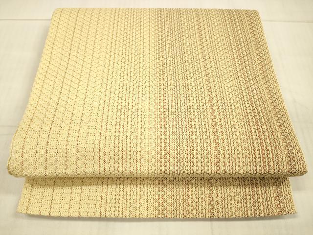 平和屋着物＊夏物 八寸名古屋帯 間道 逸品 DAAX5554cm