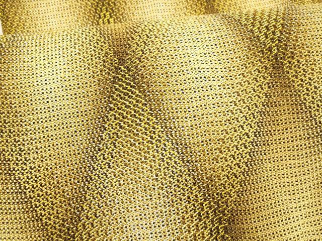 平和屋着物＊夏物 八寸名古屋帯 組織 菱文 金銀糸 正絹 逸品 DAAX5557cm