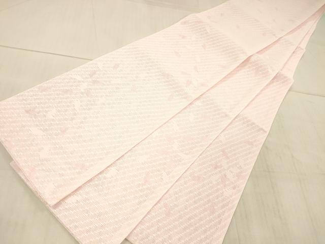 平和屋着物＊夏物 半幅帯 舞花文 DAAX5563cm