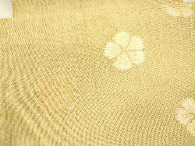平和屋着物＊夏物 八寸名古屋帯 舞花文 正絹 逸品 DAAX5566cm