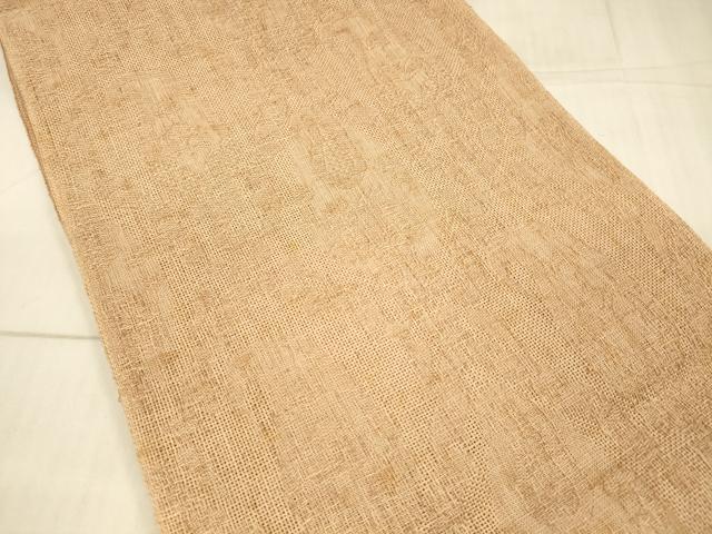 平和屋着物＊夏物 八寸名古屋帯 抽象文様 人色 DAAX5567cm