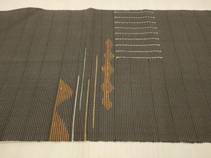 平和屋着物＊夏物 八寸名古屋帯 抽象文様 正絹 逸品 DAAX5576cm