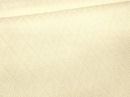 平和屋着物＊夏物　全通柄袋帯　菱文　生成り色　正絹　逸品　DAAX5581cm