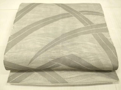 平和屋着物＊夏物 全通柄袋帯 草葉文 正絹 逸品 DAAX5592cm