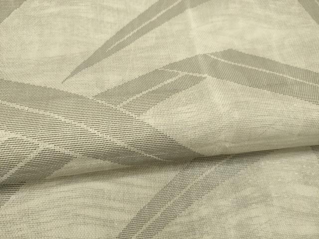 平和屋着物＊夏物 全通柄袋帯 草葉文 正絹 逸品 DAAX5592cm